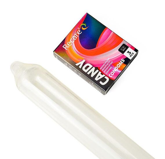 Презервативы Holographic Recare Delay Candy Condoms 3 шт, пролонгировочный эффект, конфетный аромат | Зображення 3