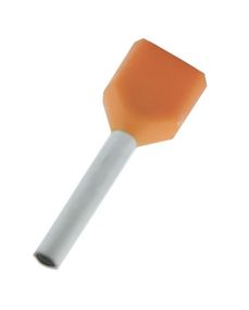 Наконечник гільза для 2х проводів TE0510 помаранчевий Ny95500123