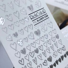 Фольгированный слайдер RichColor 033 на водяной основе (6.5x9.5см)