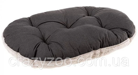 Подушка для собак та котів Ferplast Relax F 65/6 зі штучним хутром сіра 65x42 см 82065097