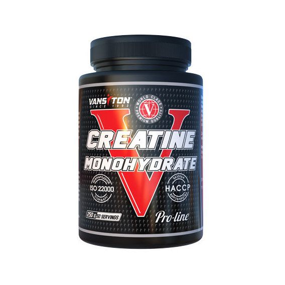 Креатин моногідрат Vansiton Creatine Monohydrate 250 g /50 servings/ Unflavored