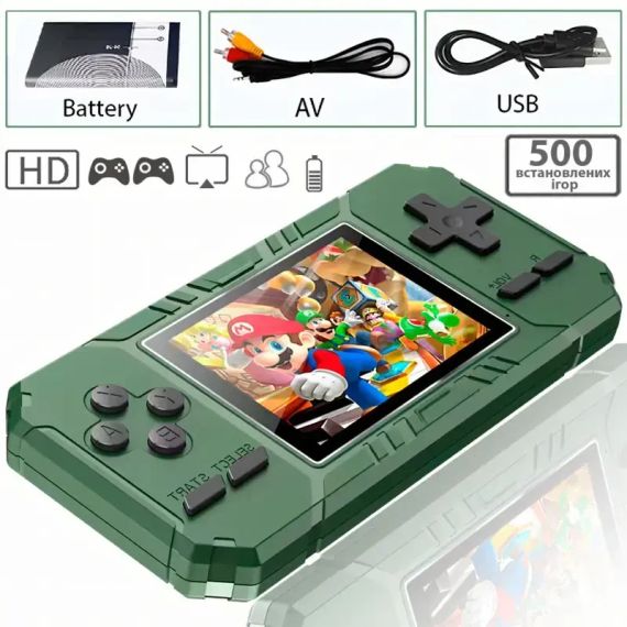 Портативная игровая консоль S8 с джойстиком / Детская игровая приставка / Ретро консоль для игр | Зображення 3