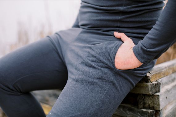 Термобілизна чоловіча Tribe Microfleece сірий M, тепла флісова термобілизна трайб для риболовлі полювання туризму кемпінгу ЗСУ | Зображення 5