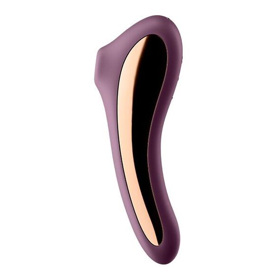 Вакуумный стимулятор с вибрацией Satisfyer Dual Kiss Wine Red | Зображення 2