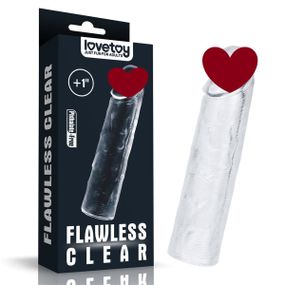 Насадка на член Flawless Clear Penis Sleeve Add 1'' Sex Aura
