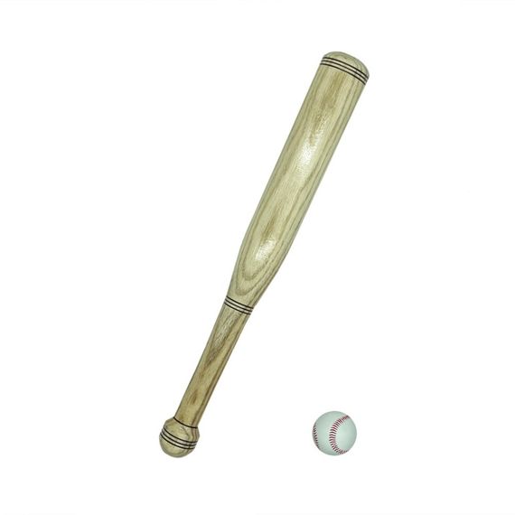 Бита деревянная для бейсбола Legioners Baseball NE-BB-50, 50 cм | Зображення 1