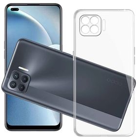 TPU чехол Epic Transparent 1,5mm Full Camera для Oppo F17 Pro Бесцветный (прозрачный)
