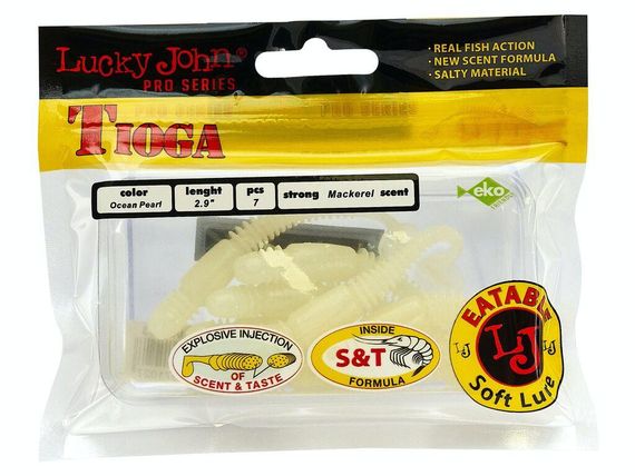 Виброхвост Lucky John Лаки Джон Tioga 2.9" 033 7шт | Зображення 1