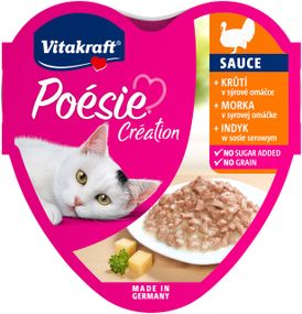 Вологий корм з індичкою для котів Vitakraft Poesie Creation Turkey, 85 гр