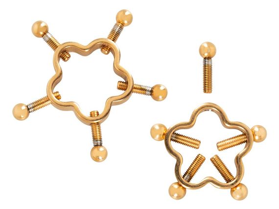 Зажимы для сосков - Bad Kitty Nipple Jewellery Gold sexstyle | Зображення 4