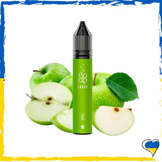Рідина для самозамісу Lucky Apple Яблуко 30 мл (5%) Лаккі сольова заправка для вейпу сигарет pod рідина для pod