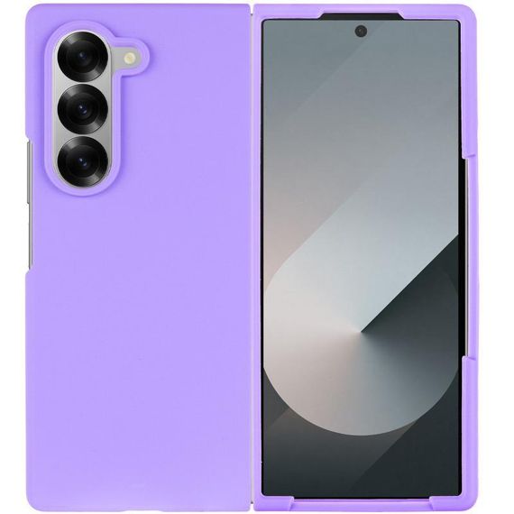Чохол Foldables Silicone Cover Lakshmi (AAA) для Samsung Galaxy Z Fold5 Білий / White Бузковий / Dasheen | Зображення 1