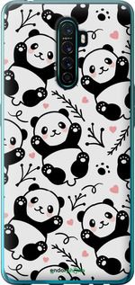 Чохол на Oppo Reno Ace Панди "4318u-1964-2448"