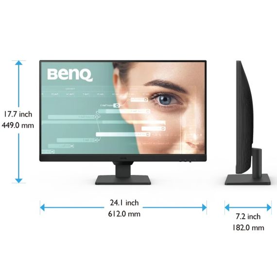 TFT 27" BenQ GW2790, IPS, 100Hz, 2xHDMI, DP, колонки, чорний | Зображення 3
