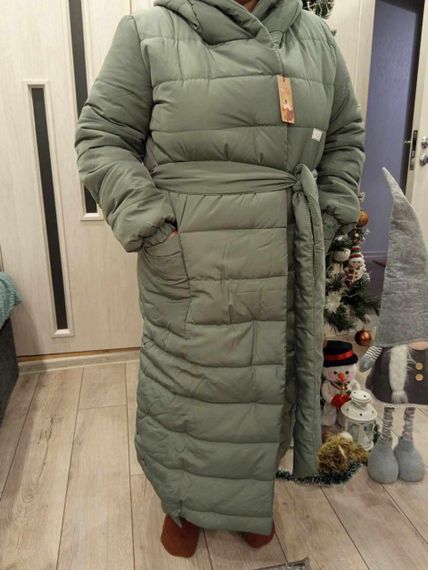 Пуховик арт. А-032 хакі | Зображення 1