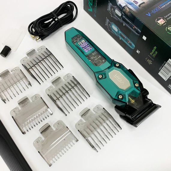 Домашняя машинка аккумуляторная для стрижки волос, Триммер для стрижки волос мощный KT-11 | Зображення 5