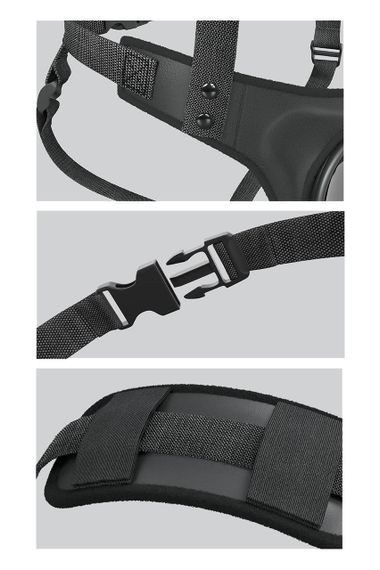 Трусики для страпона Pipedream Body Dock с подтяжками, черные sexstyle | Зображення 4