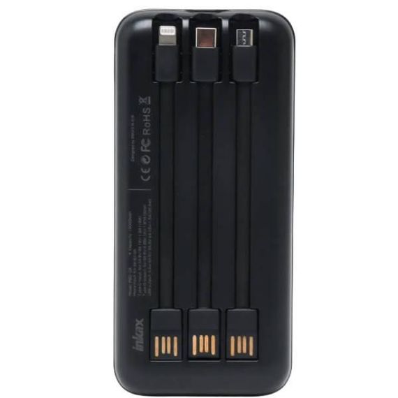 Power bank на два выхода с дисплеем 10000 mAh INKAX PBQ-08 Черный