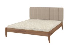 Односпальная кровать iSmart Лондон ДК Орех светлый + Аляска 23 80х190 см (DDMBG-1451)