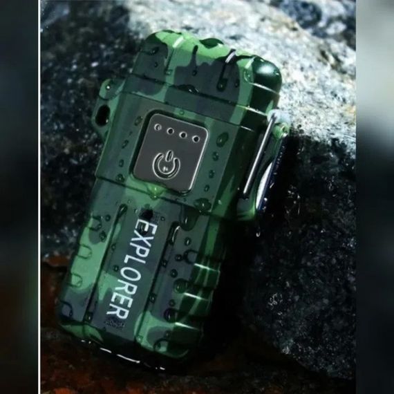 Usb запальничка з електроімпульсом JL317 Explorer, Акумуляторна електро запальничка ZW-53 | Зображення 3