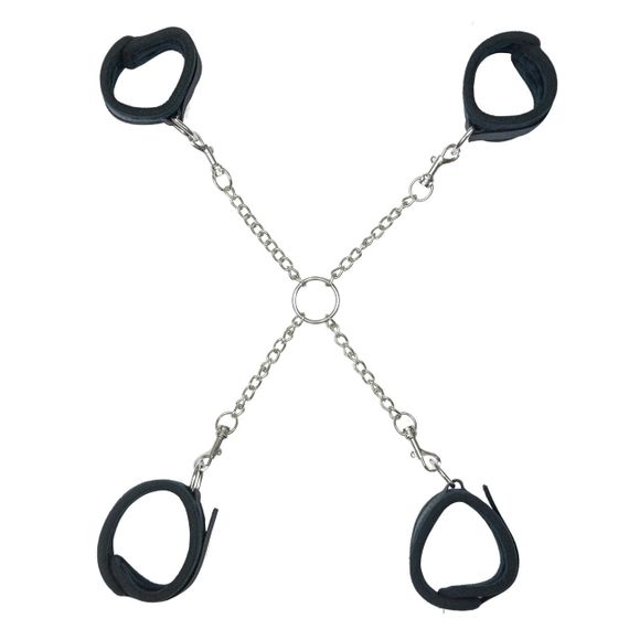 Крестовина Punishment - Hog-Tie – Black sexstyle