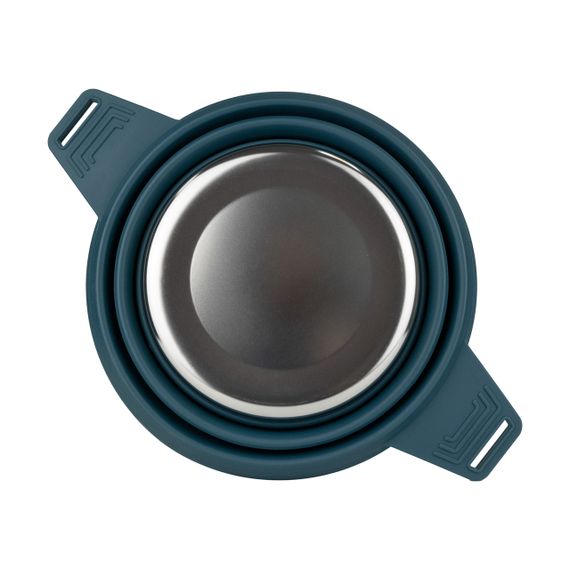 Каструля складана Tribe Collapsible Pot 2,5л силіконова, Похідна каструля трайб компактна, Каструля туристична для плити | Зображення 4