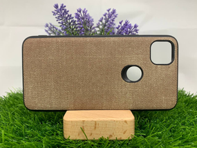 Чохол накладка Google Pixel 4A тканина коричневий