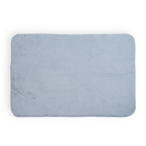 Килимок для підлоги з еко-хутра ТМ Dariana Moonbeam 60*90 см світло-сірий