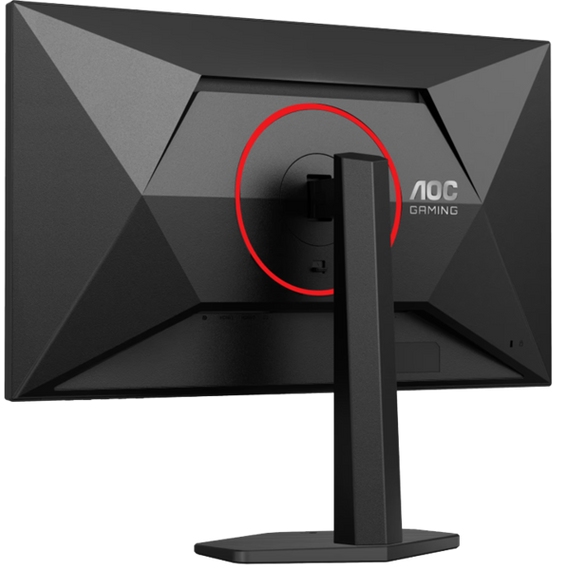 Монiтор 27" AOC Q27G4ZR Black/Red | Зображення 6