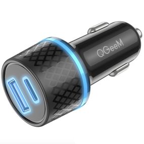 АЗУ Borofone BZ21 Brilliant 48W PD30W+QC3.0 (1Type-C/1USB) Black