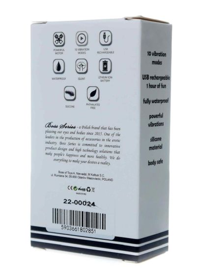 Міні-вібратор - Rechargeable Lipstick Vibrator Black | Зображення 5