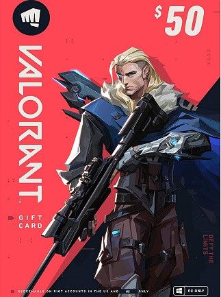 VALORANT Gift Card 50 USD (PC) - Riot Key - UNITED STATES