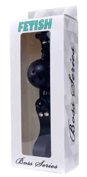 Кляп Fetish Boss Series - Ball Gag rubber Black 1, BS6100031 Sex Aura | Зображення 6