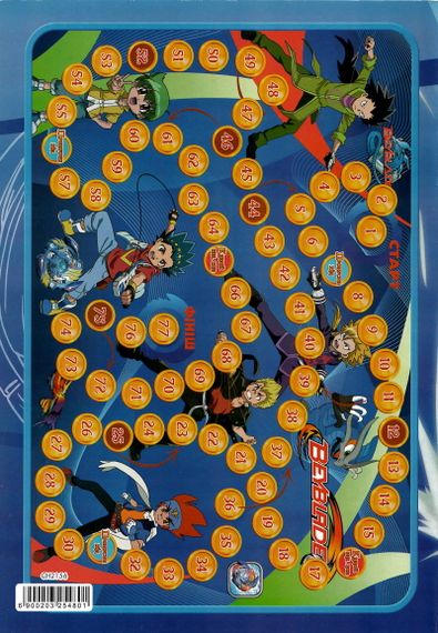 Раскраска BeyBlade А4 + 100 наклеек CH2156 Jumbi (6900203254801) | Зображення 1