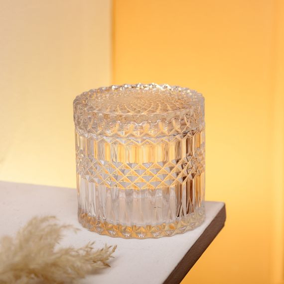 Цукерниця з кришкою я кругла скляна HP-4-100 | Зображення 3