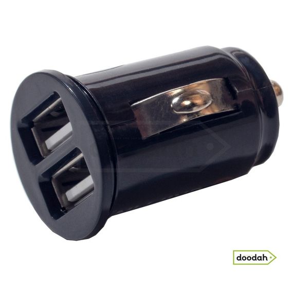 Зарядний пристрій для USB від прикурювача - Griffin Mini Dual USB Black | Зображення 3