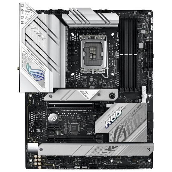 Материнcька плата ASUS  ROG STRIX B760-A GAMING WIFI s1700 B760 4xDDR5 M.2 HDMI DP Wi-Fi BT ATX білий (90MB1EP0-M1EAY0)