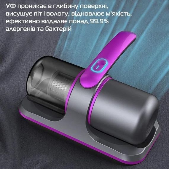Пилосос бездротовий для чищення кліщів XPRO LY-383 8000 Па, 3600 мАг (46300-_388) | Зображення 3