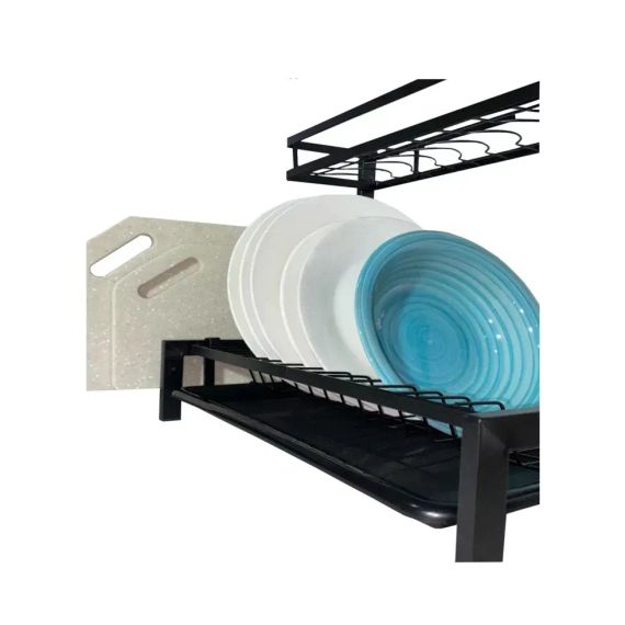 Органайзер-полиця для посуду 2 яруси настільна сушарка MJ-4014 | Зображення 4