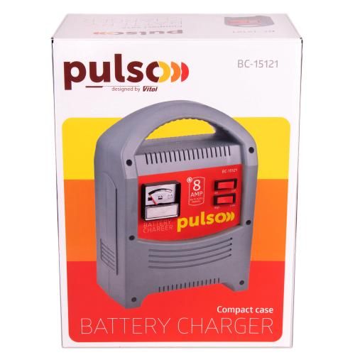 Зарядний пристрій PULSO BC-15121 6&12V/8A/9-112AHR/стрілковий індикатор | Зображення 4