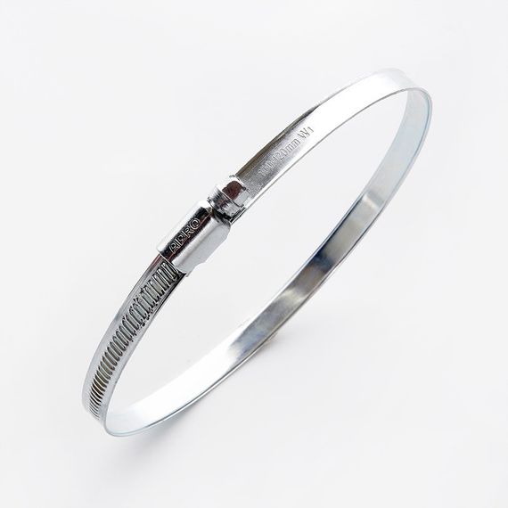 Хомут червячный оцинкованный W1 80-100мм (пач 10шт) APRO