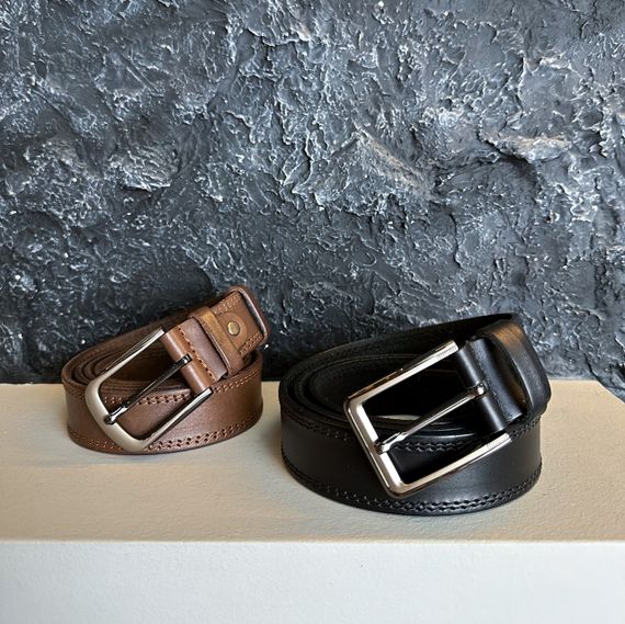 Чоловічий шкіряний ремінь | Зображення 9