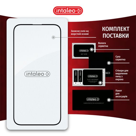 Скло захисне Intaleo Full Glue Xiaomi Redmi 13C Black (1283126583230) | Зображення 7
