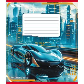 Зошит учнівський "Авто майбутнього" 018-530292K-1 в клітинку, 18 аркушів