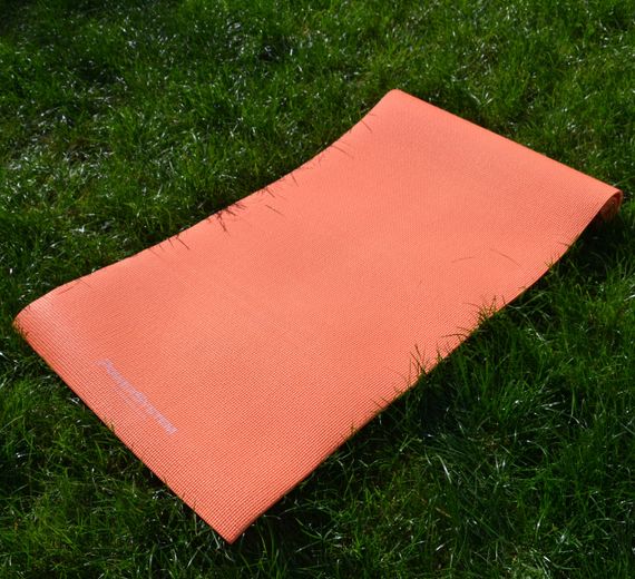 Килимок для йоги та фітнесу Power System PS-4014 PVC Fitness-Yoga Mat Orange (173x61x0.6) | Зображення 4