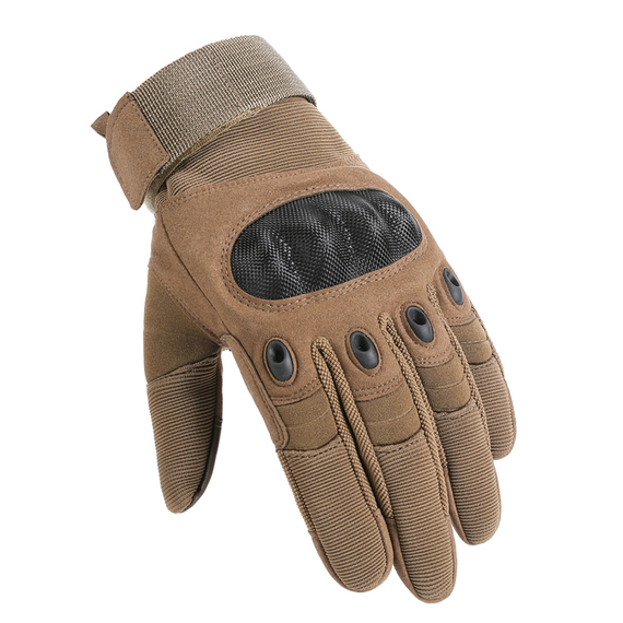 Рукавиці тактичні Primo Carbon повнопалі, сенсорні, розмір L - Khaki | Зображення 3