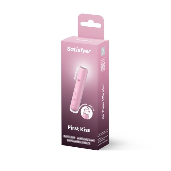 Вакуумний стимулятор Satisfyer First Kiss, технологія 3D Air Pulse, 30 режимів, подвійний силікон | Зображення 4
