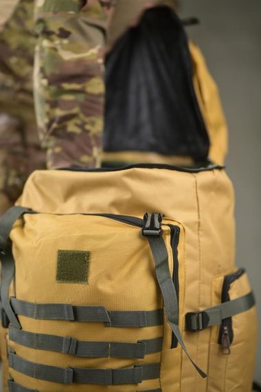 Тактичний рюкзак 70 л водонепроникний армійський наплічник для полювання риболовлі туристичний для кемпінгу | Зображення 7