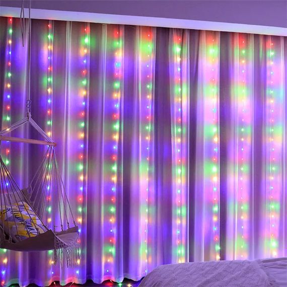 Гірлянда-водоспад 3x3 м 480LED, Xmas, Біла / Новорічна гірлянда штора XPRO (234560817_527) | Зображення 5