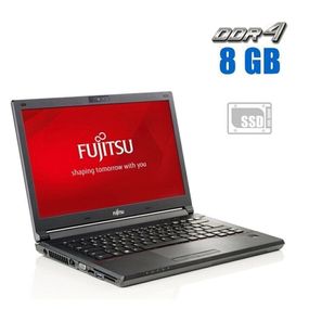 Ноутбук Fujitsu Lifebook E548 / 14" (1920x1080) IPS / Intel Core i5-8250U (4 (8) ядра по 1.6 - 3.4 GHz) / 8 GB DDR4 / 240 GB SSD / Intel HD Graphics 620 / WebCam б/в